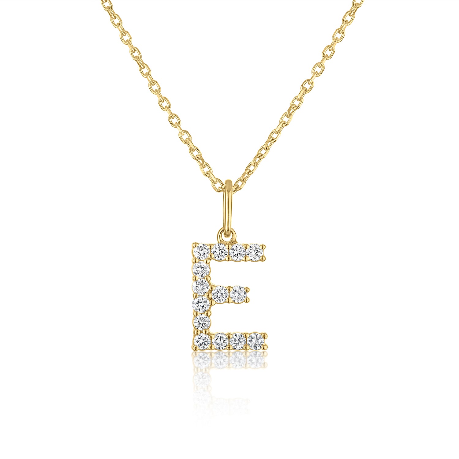 The Gold Letter Charm Necklace